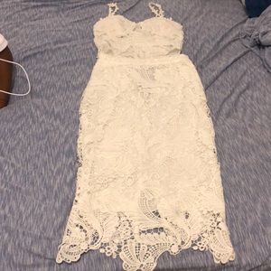 White Lace Two Piece